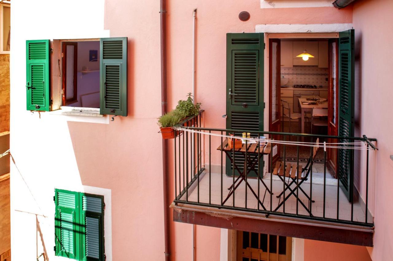 Aria Di Mare, Manarola - Bolle Blu Apartment Kültér fotó